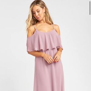 Show Me Your Mumu - Caitlin Ruffle Dress - Antique Rose